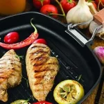 Hard-anodized aluminum pan