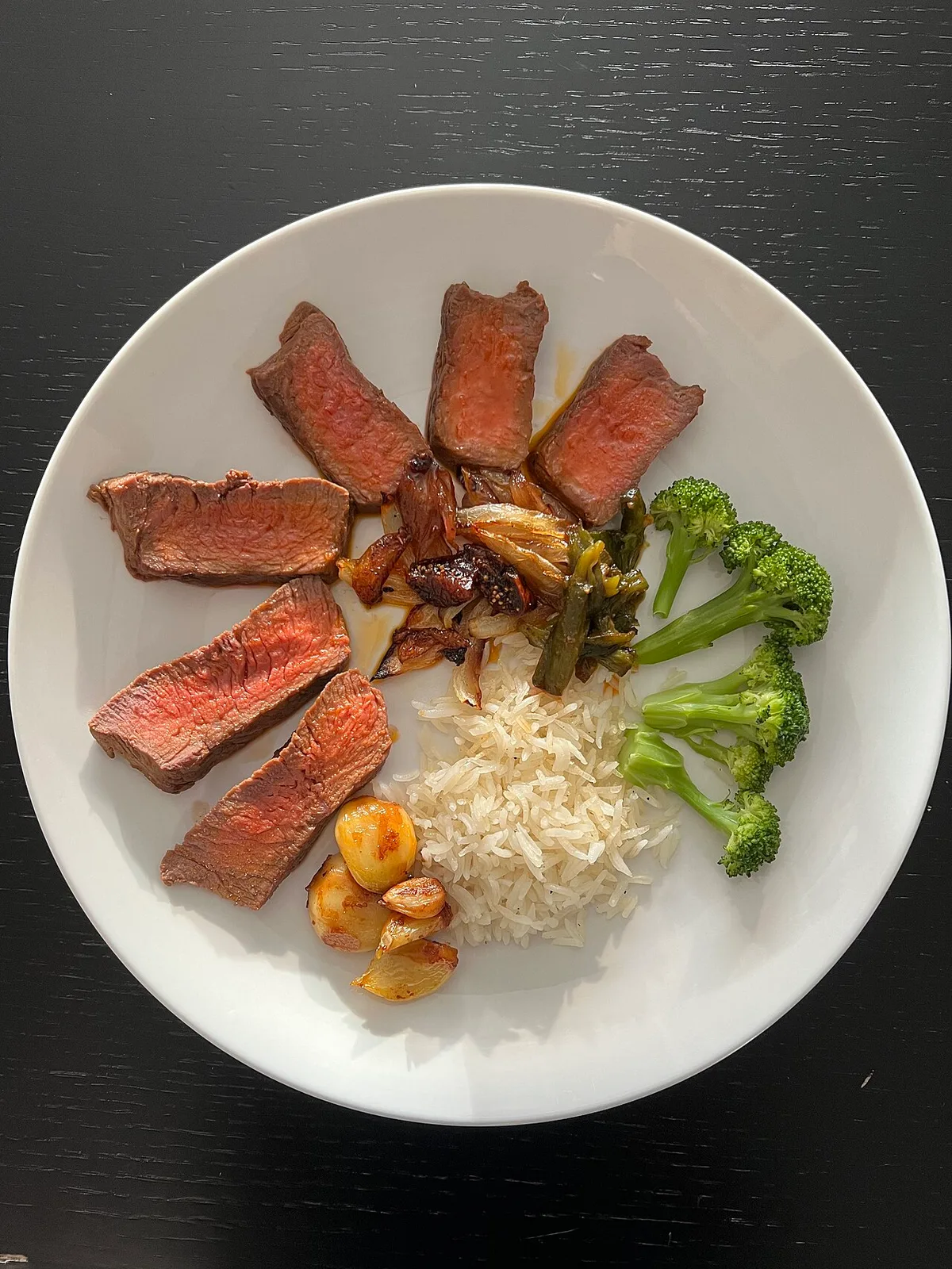 medium-rare roast beef